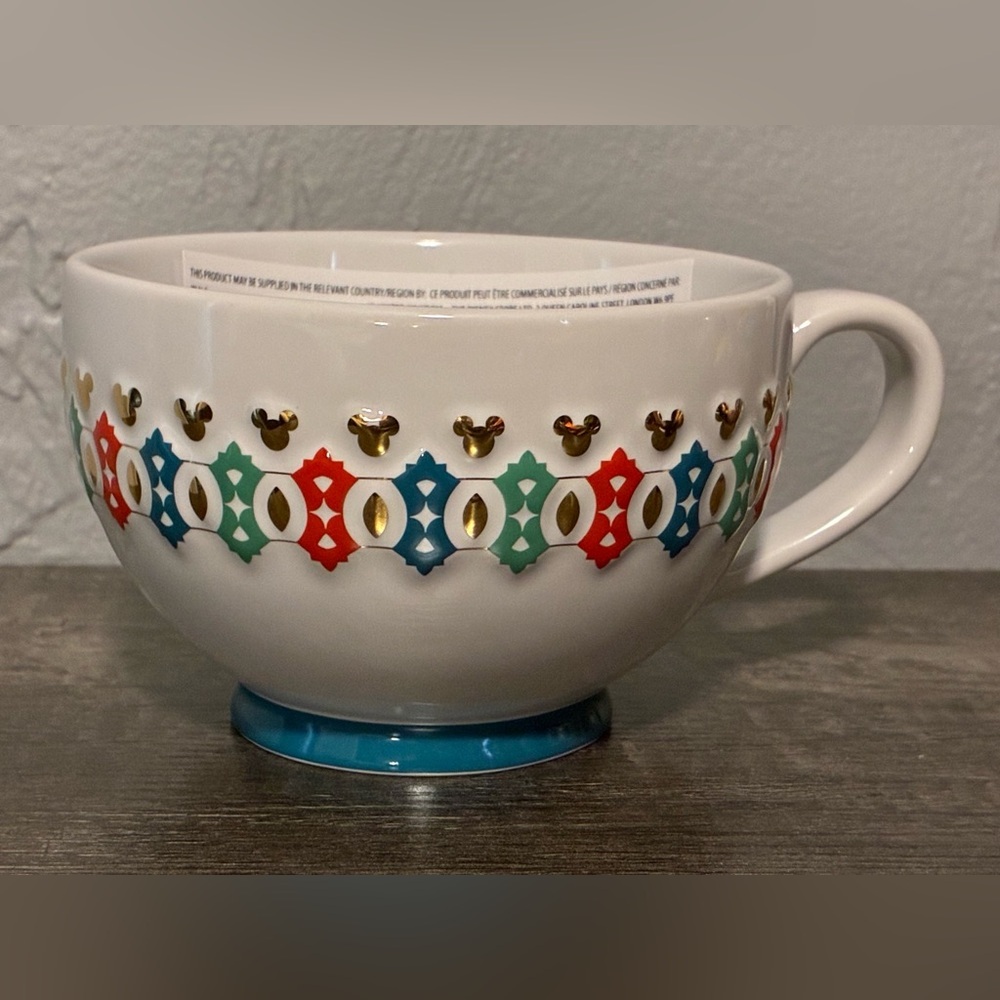 Disney Parks Morocco iconic Mickey Pattern Coffee Cup - Picture 3 of 7